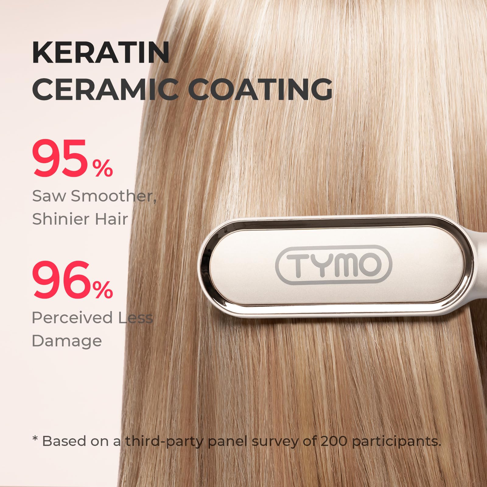 2in1 Hair Styler Straightening  Hot Comb Fast Heated Ceramic Negative Ion Curler Straightener Brush Anti-Scalding Styling Tools