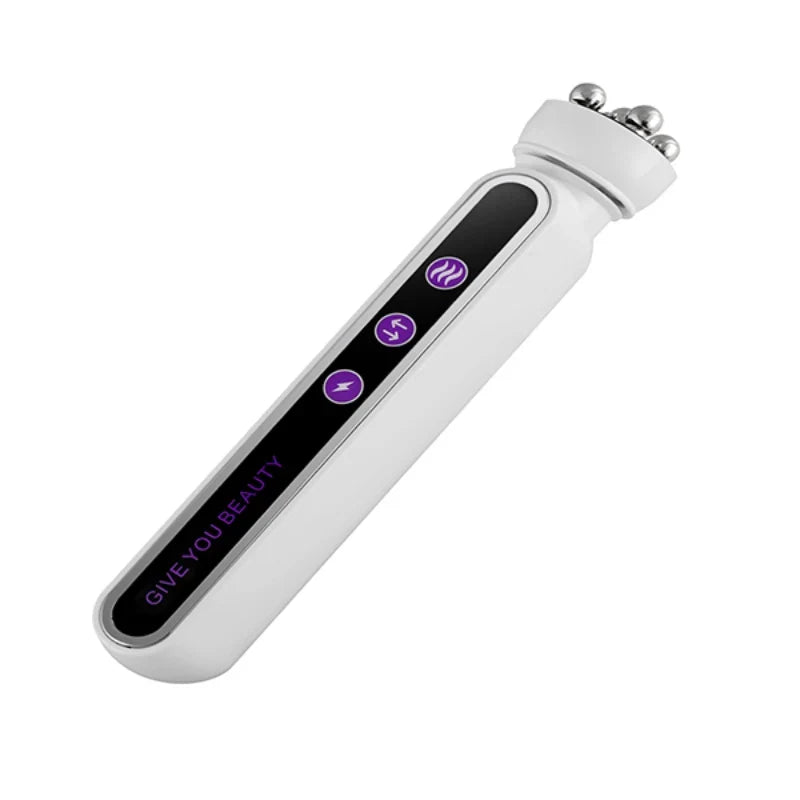 EMS Microcurrent Facial Heating Body Eye Body RF Photon Pulling Electric Rotating Roller Massage Beauty Device