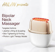 ANLAN Multi-Polar RF Beauty Device EMS Facial Lifting Skin Tightening Anti-Aging Wrinkle 3 Color Light Skincare Massage 24K Gold